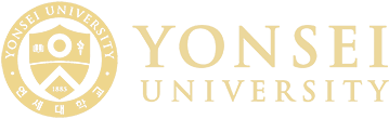 Yonsei University logo in black and gold